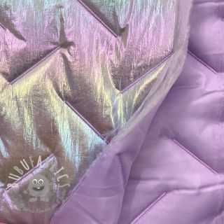 Tessuto trapuntato Stepped foil light lilac