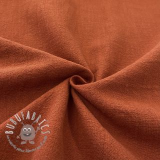 Lino prelavato STONEWASHED rust