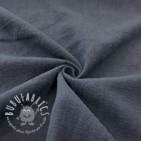 Lino prelavato STONEWASHED dark blue