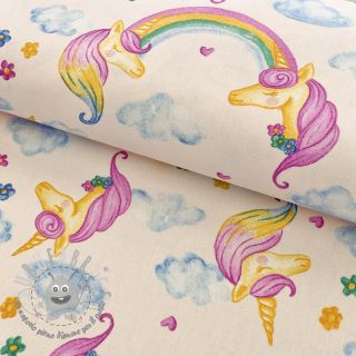 Tessuto decorativo premium Handpaint unicorn