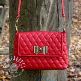 Ecopelle MATELASSE rouge