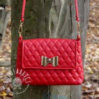 Ecopelle MATELASSE rouge