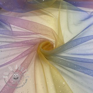 Tulle per TUTU Rainbow glitter design C