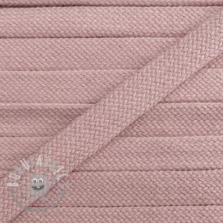 Cordino di cotone piatto 13 mm old pink