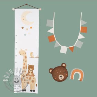 Tessuto decorativo Kids room deco PANEL linenlook digital print
