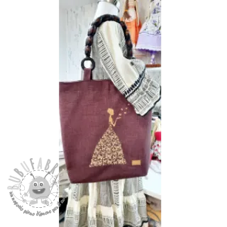 Lino prelavato old purple