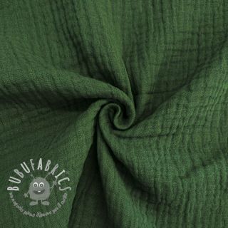 Mussola/Doppia garza dark green