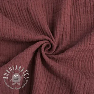 Mussola/Doppia garza rouge