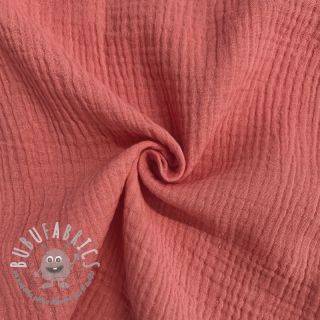 Mussola/Doppia garza coral