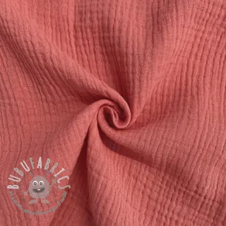 Mussola/Doppia garza coral