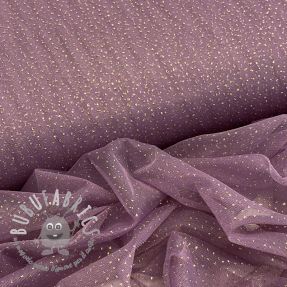 Tulle per TUTU ROYAL SPARKLE dark lilac gold