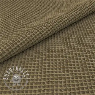 Cotone a nido d'ape moss green