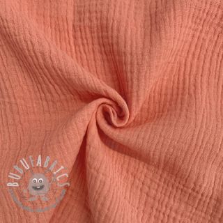 Mussola/Doppia garza salmon ORGANIC