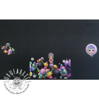 Felpa Doll black PANEL digital print