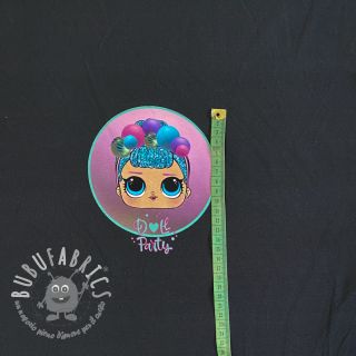 Felpa Doll black PANEL digital print