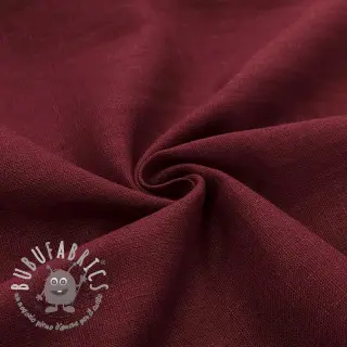 Lino prelavato bordeaux