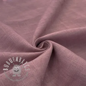 Lino prelavato mauve