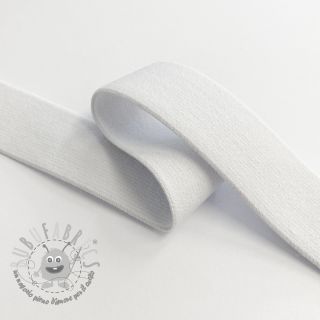 Elastico liscio 2,5 cm white