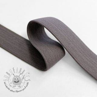 Elastico liscio 2,5 cm dark taupe