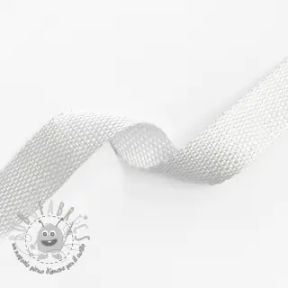Cinghia 2,5 cm white