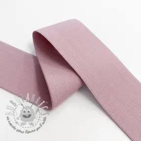 Elastico liscio 4 cm faded pink