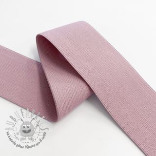 Elastico liscio 4 cm faded pink