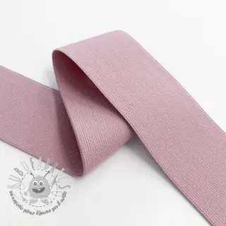 Elastico liscio 4 cm faded pink