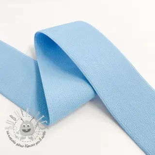 Elastico liscio 4 cm old blue