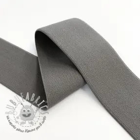 Elastico liscio 4 cm dark taupe