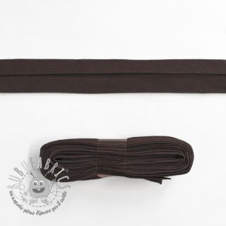 Nastro per bordatura in cotone - 3 m dark mocha