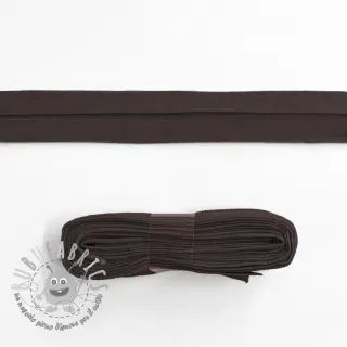 Nastro per bordatura in cotone - 3 m dark mocha