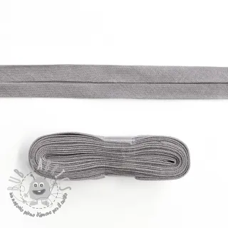 Nastro per bordatura in cotone - 3 m light grey