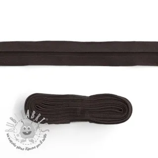 Nastro per bordatura in cotone - 3 m dark choco