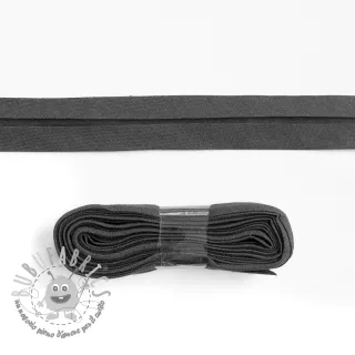 Nastro per bordatura in cotone - 3 m anthracite