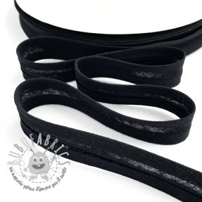 Nastro per bordatura in doppia garza black