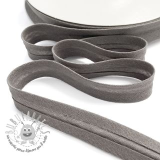 Nastro per bordatura in doppia garza warm grey