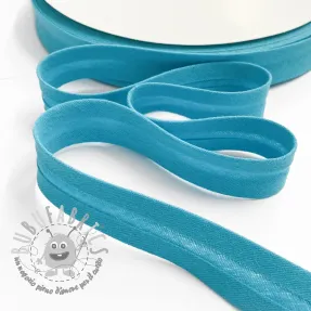 Nastro per bordatura in doppia garza ocean blue