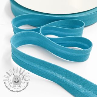 Nastro per bordatura in doppia garza ocean blue