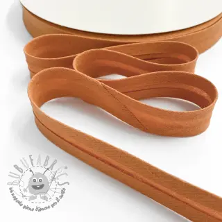 Nastro per bordatura in doppia garza caramel