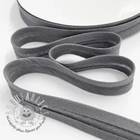 Nastro per bordatura in doppia garza middle grey
