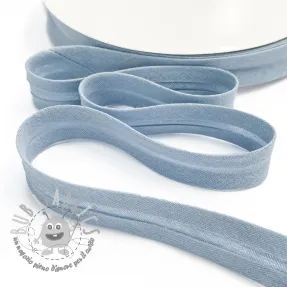 Nastro per bordatura in doppia garza old blue