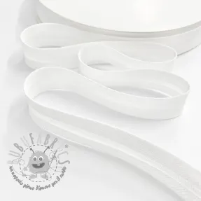 Nastro per bordatura in doppia garza white