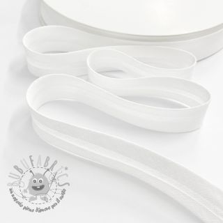 Nastro per bordatura in doppia garza white