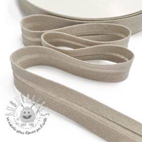 Nastro per bordatura in doppia garza pebble