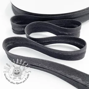 Nastro per bordatura in doppia garza dark grey