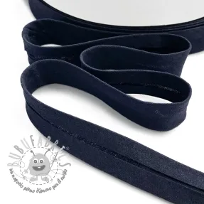 Nastro per bordatura in doppia garza dark marine