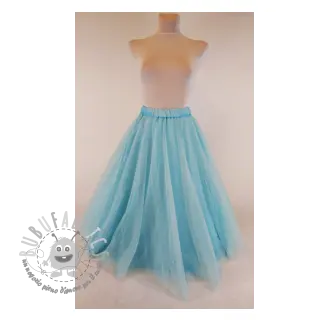 Tulle per TUTU ROYAL SPARKLE light blue gold