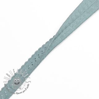 Elastico per bordatura 12 mm LUXURY steel blue