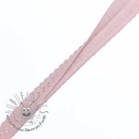 Elastico per bordatura 12 mm LUXURY old pink