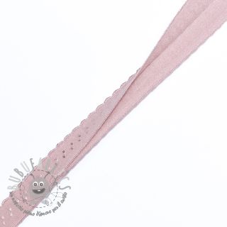 Elastico per bordatura 12 mm LUXURY old pink